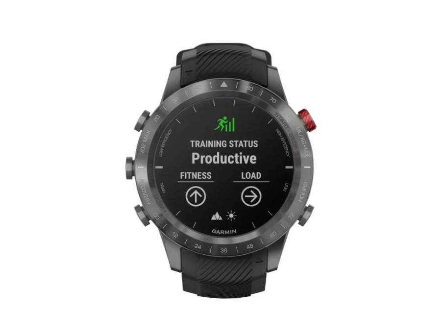 MARQ Athlete digital  Performance Edition schwarzes Silikonband mit HRM-Pro Brustgurt