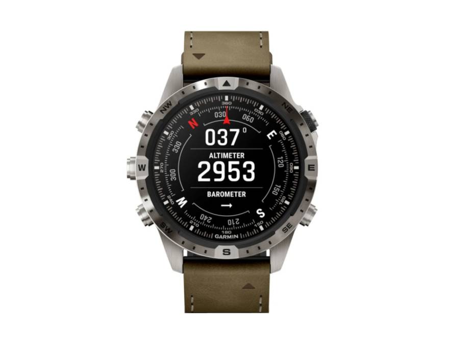 MARQ Adventurer Gen 2 digital Titan 46mm braunes Lederband