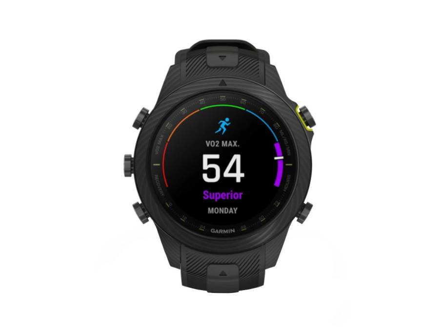    MARQ Athlete Gen 2 Carbon 46mm digital schwarzes Kautschukband