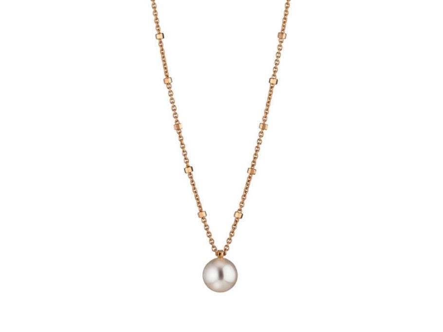 Delight Collier Rosegold mit Akoyaperle