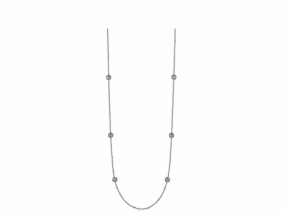Urban Big Bang Collier Silber mit Zuchtperle und Mondstein