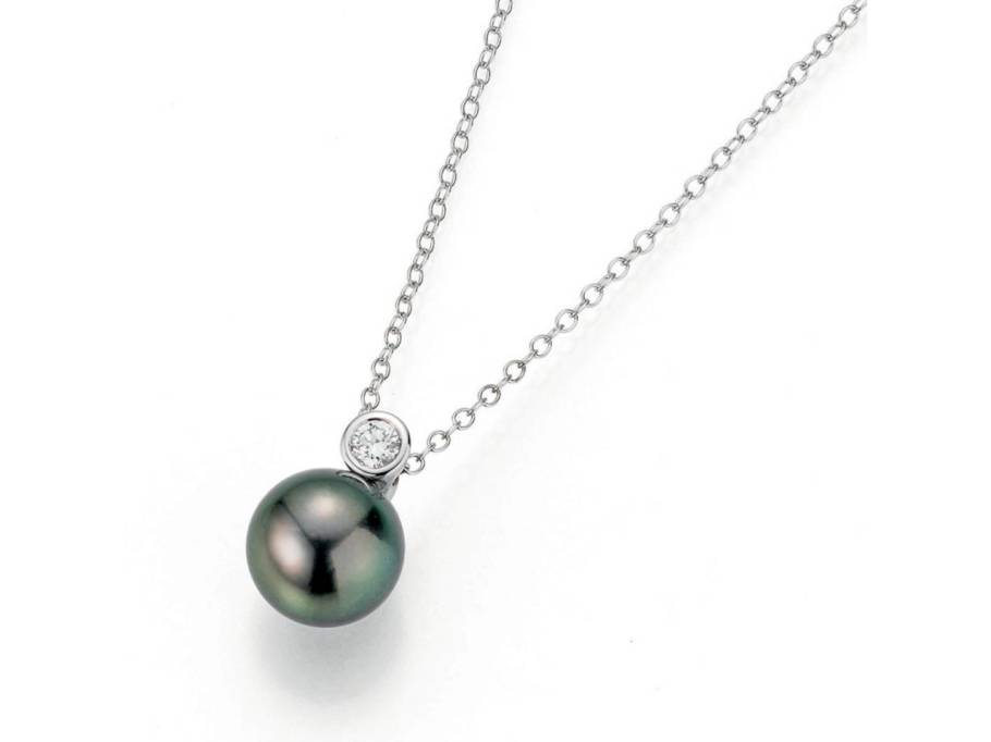 H2O Collier mit Tahitiperle und Brillant