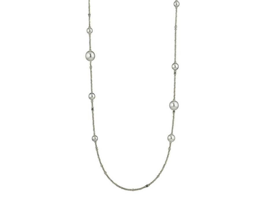 Castaway Diamant-Collier Weißgold mit Akoya und Südseeperlen