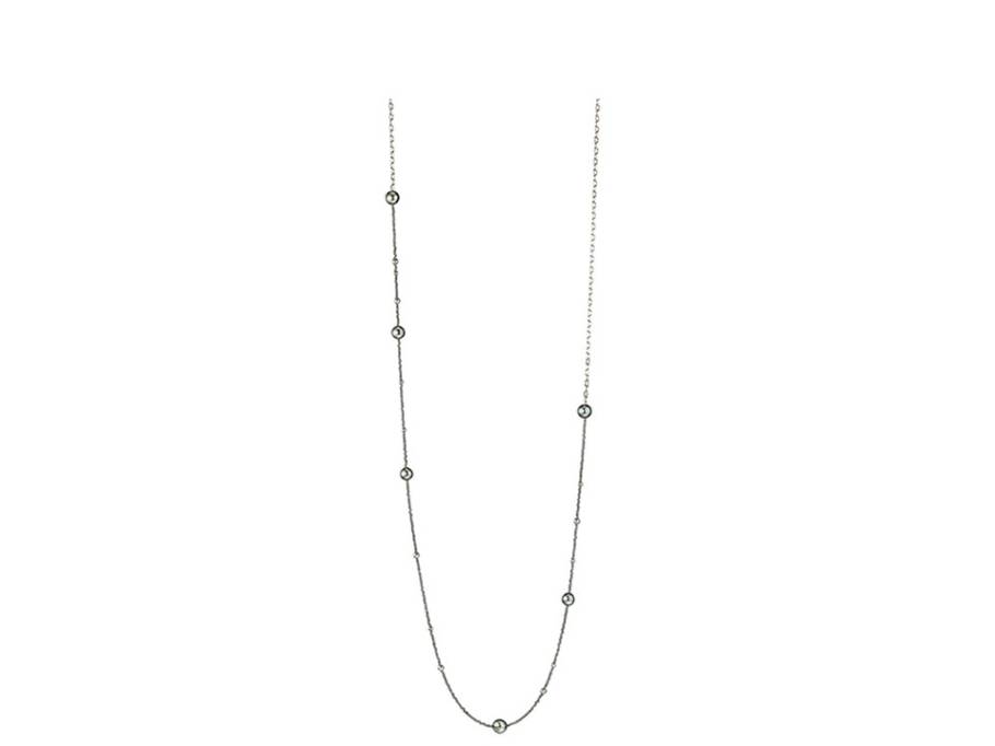 Urban Big Bang Collier Silber mit Zuchtperle und Mondstein