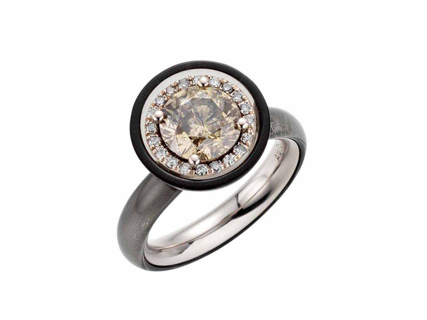 Michael Weggenmann Plaisier Ring Weißgold mit Brillanten 2,5ct