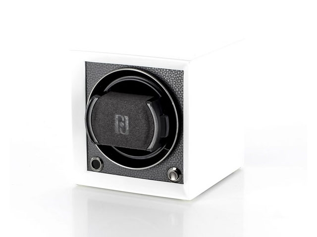 Gentlemen  1 Uhrenbeweger Holz weiß Hochglanz