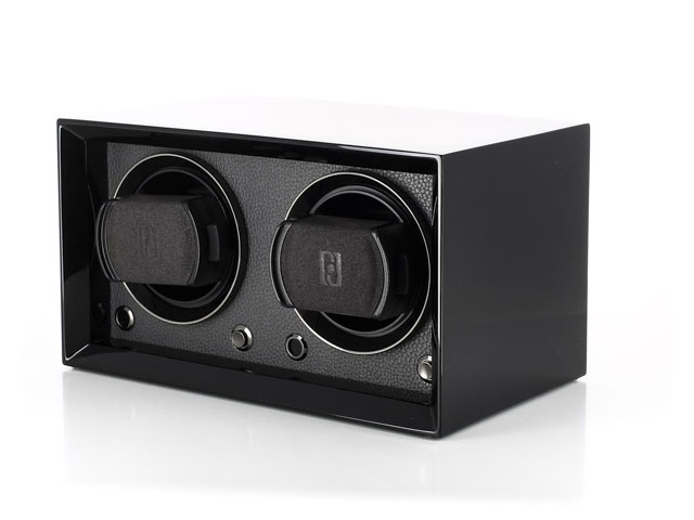 Gentlemen  2 Uhrenbeweger Holz schwarz