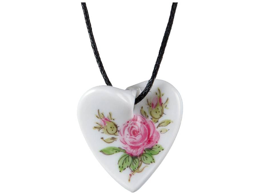 Anhänger Geschwungenes Herz "Rose"