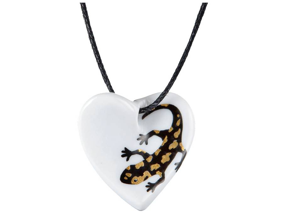 Anhänger Geschwungenes Herz "Salamander"