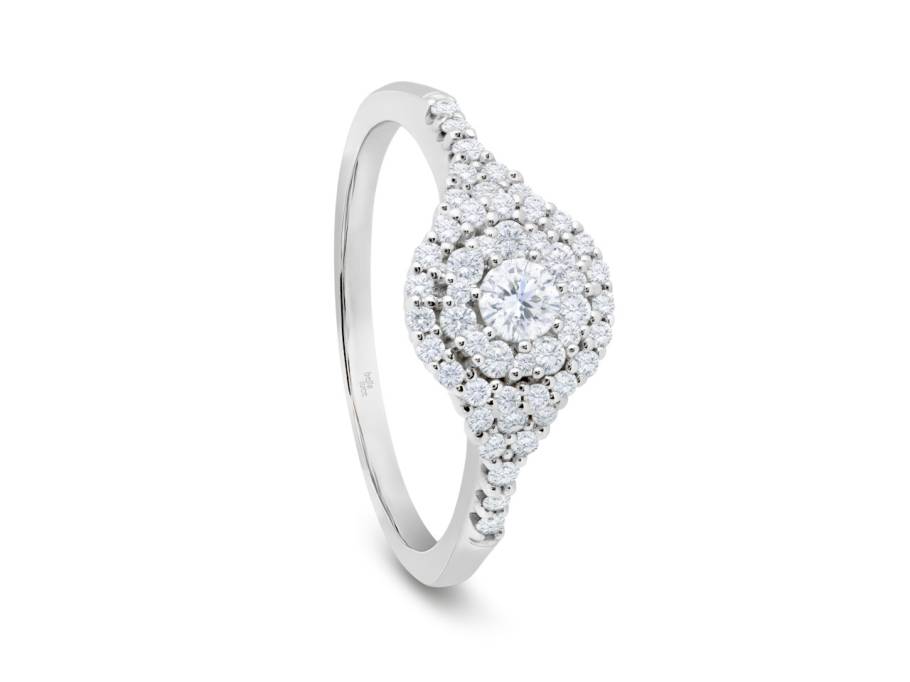 Bella Luce Piccolina Ring Weißgold poliert mit Brillanten 0,500ct