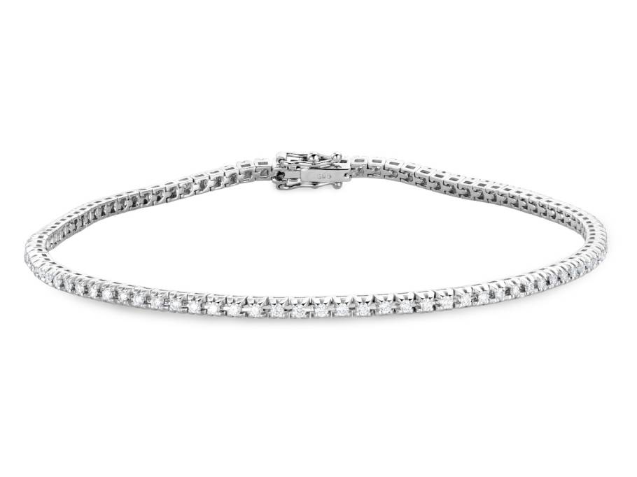 Bella Luce Armband Weißgold poliert mit Brillanten 0,700ct 18cm lang