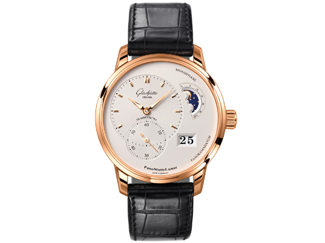 PanoMaticLunar Herrenuhr Rotgold