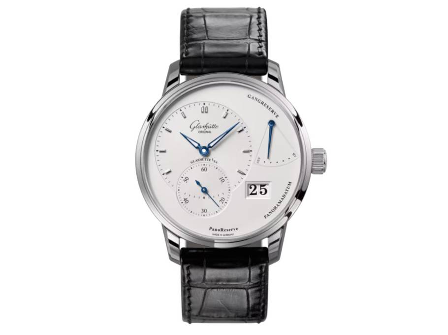 PanoReserve Herrenuhr Edelstahl silber