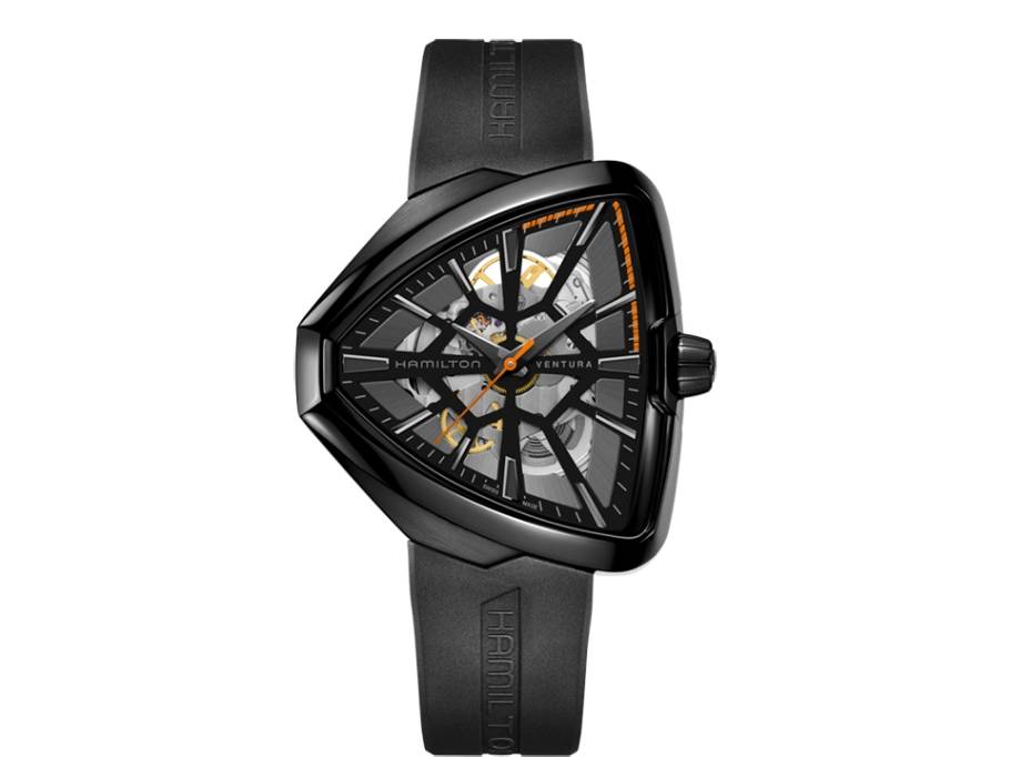 Ventura Skeleton schwarz Kautschukband