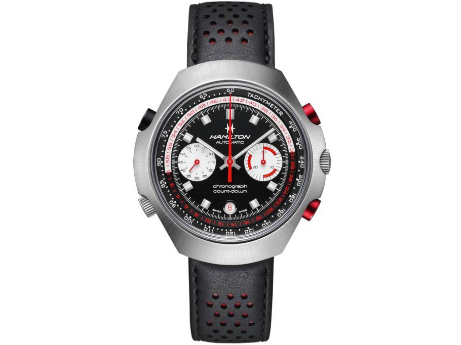  Chrono-Matic 50 Limited Edition schwarzes Lederband 