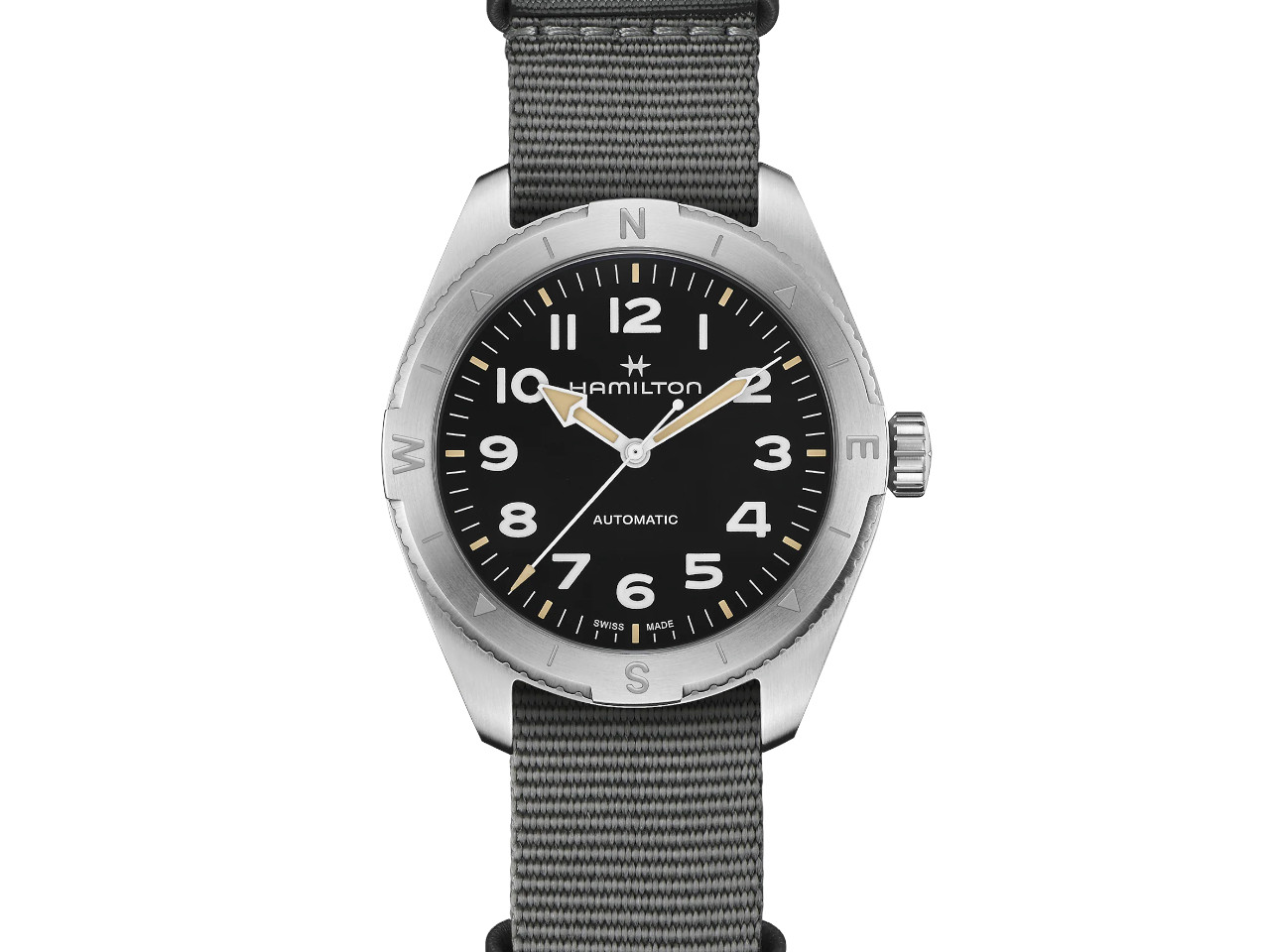 Hamilton Khaki Field Expedition Automatik Edelstahl 41mm blaues Zifferblatt blaues Textilband kaufen