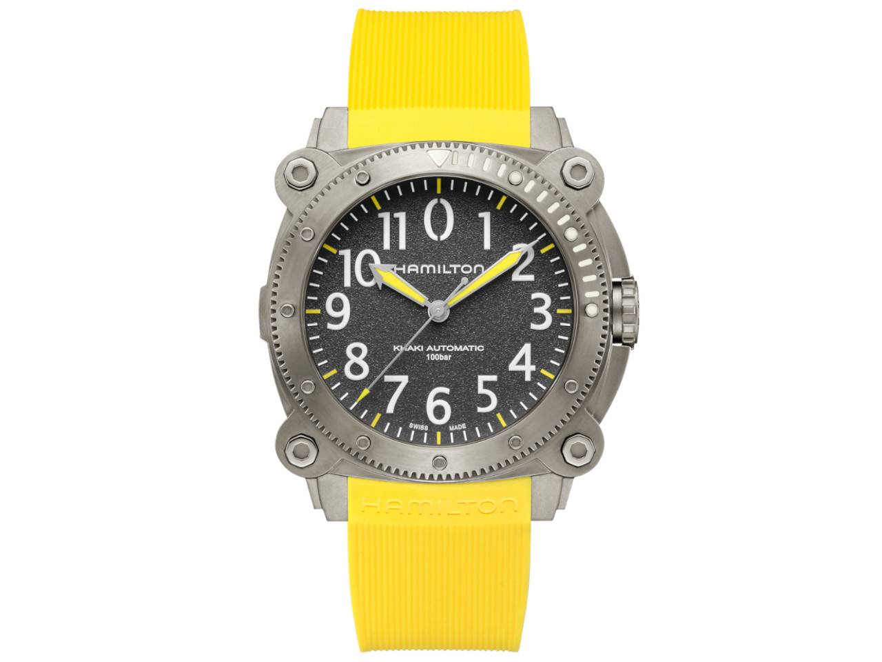 Hamilton Khaki Navy BeLOWZERO Auto Titanium 46mm schwarzes  