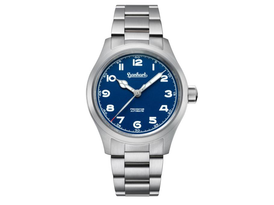 Preventor HD12™ Automatik Edelstahl 39mm blaues Zifferblatt Metallband