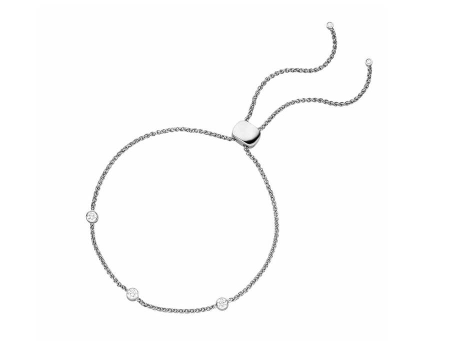 Falling in Love Armband Platin mit 5 Brillanten 0,070ct