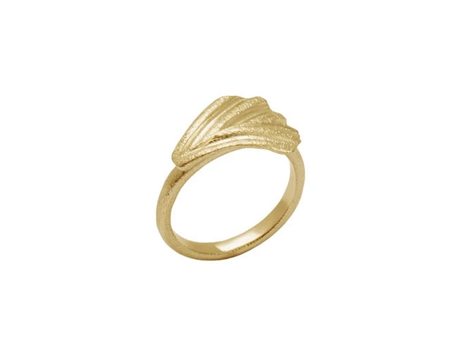 Faggio Ring Klein Silber gelbvergoldet