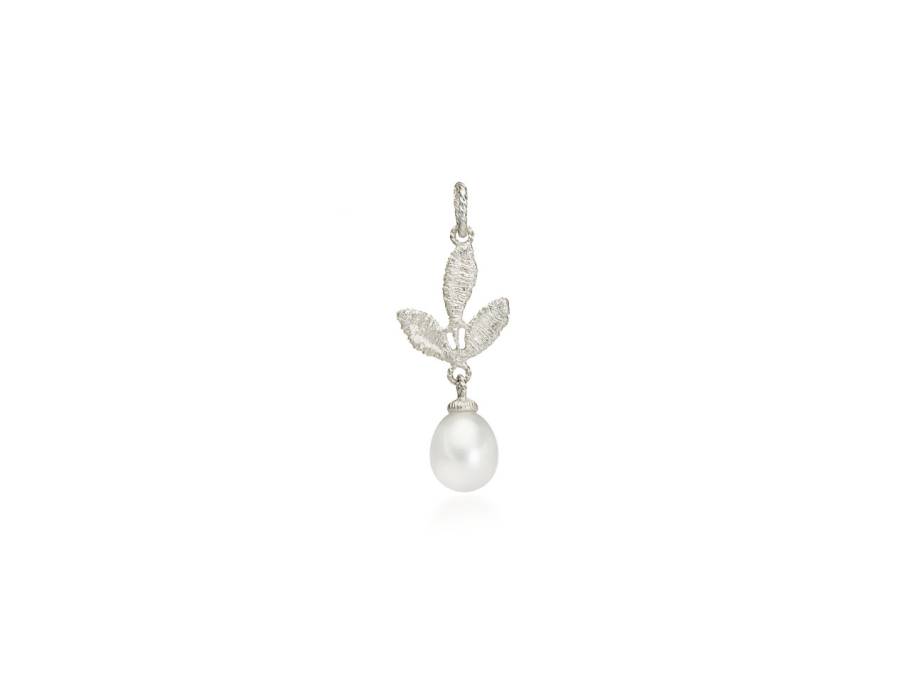 Helena Pearl Anhänger Silber 20mm mit weißer Süßwasserperle