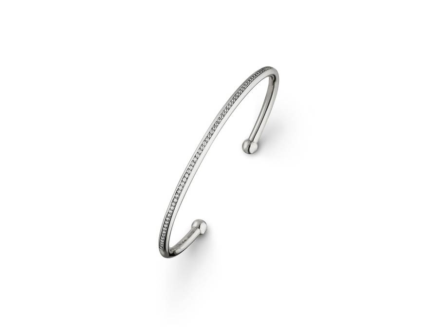 Mikado Soft Armspange Platin mit Brillanten