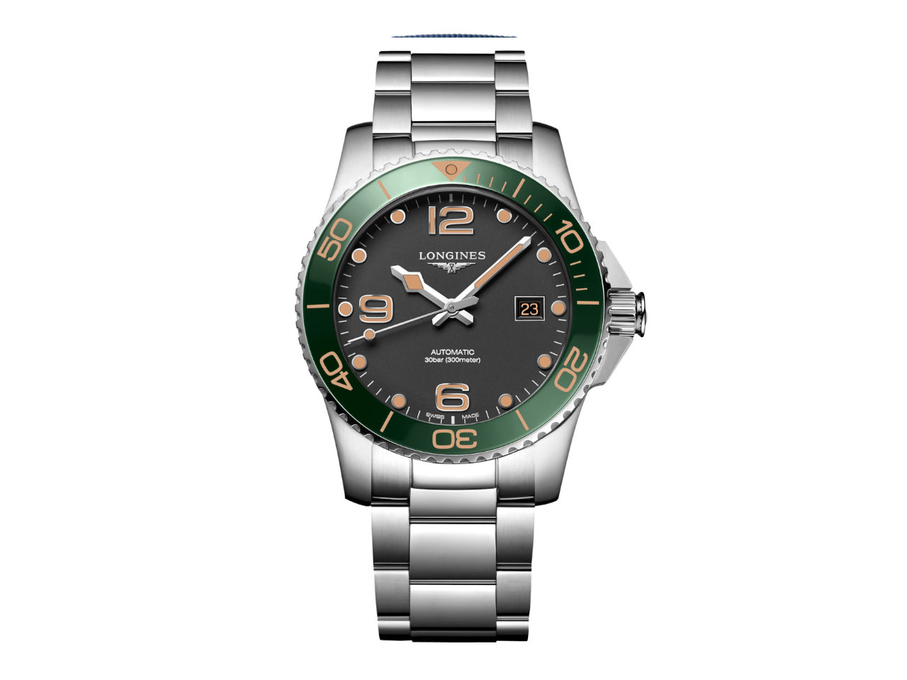 Longines HydroConquest Automatik 41mm Edelstahl Keramikl nette