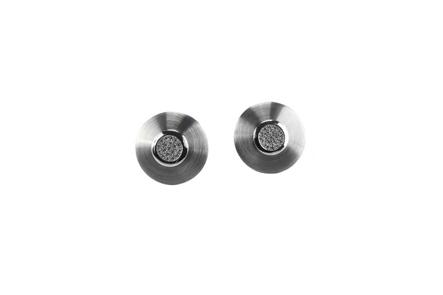 Ohrstecker Silber rhodiniert mit Brillanten