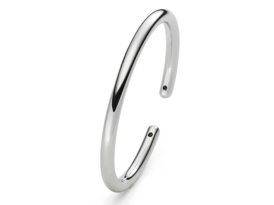 Flix.Flex Armreif rund Weißgold 5mm 