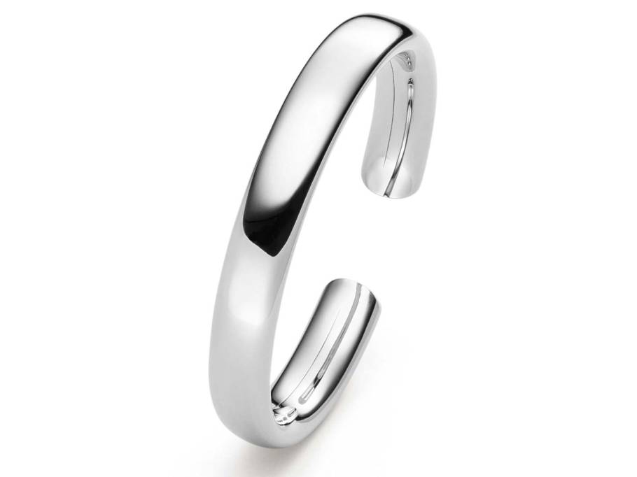 Flix.Flex Armreif oval Weißgold 11mm 