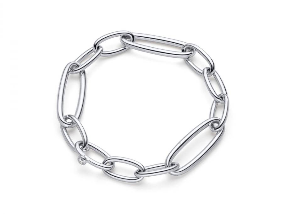 Dorique Armband Weißgold 11mm