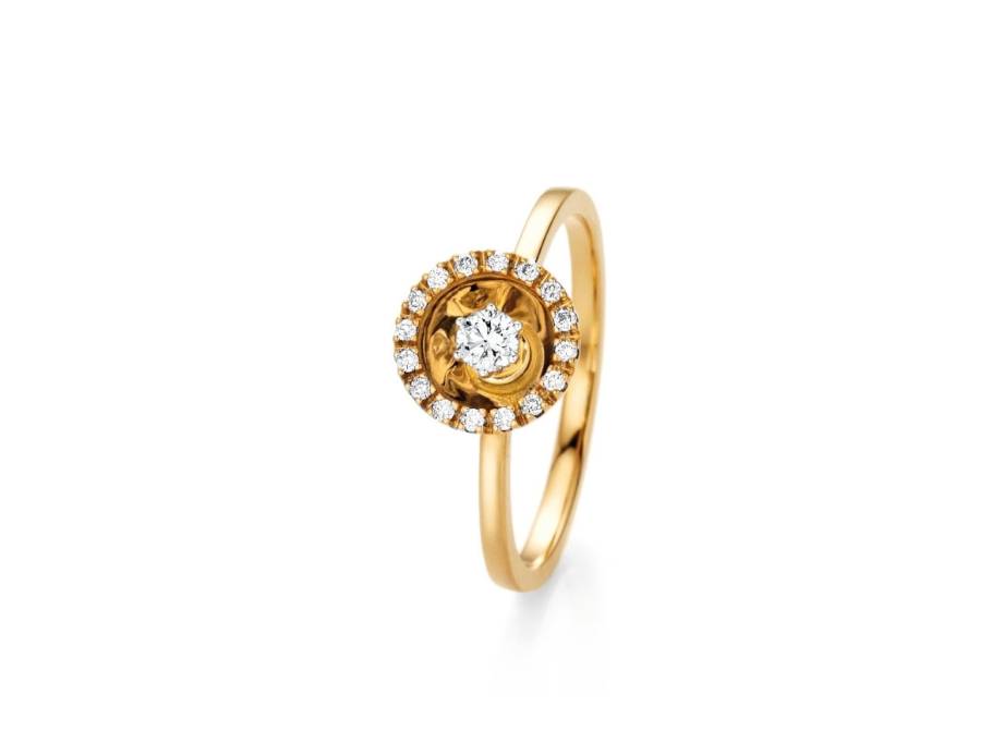 Swing Classico Ring Gelbgold mit Brillanten 0,180ct