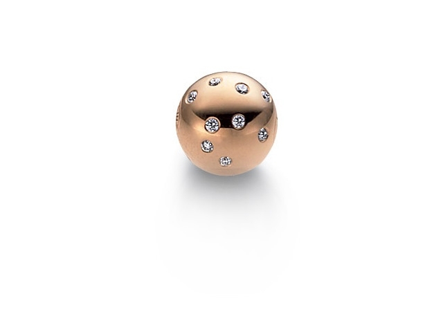 Wechselschließe Sternenhimmel Rotgold 11mm mit Brillanten 0,250ct