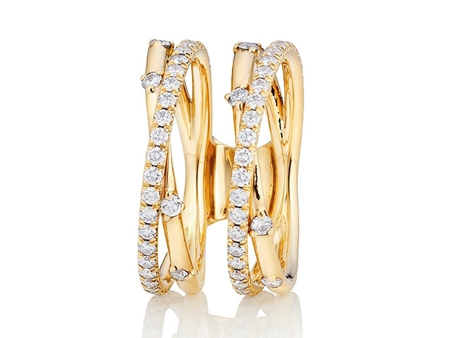 Magnifico Außenring "Jaquet" Gelbgold doppelt
