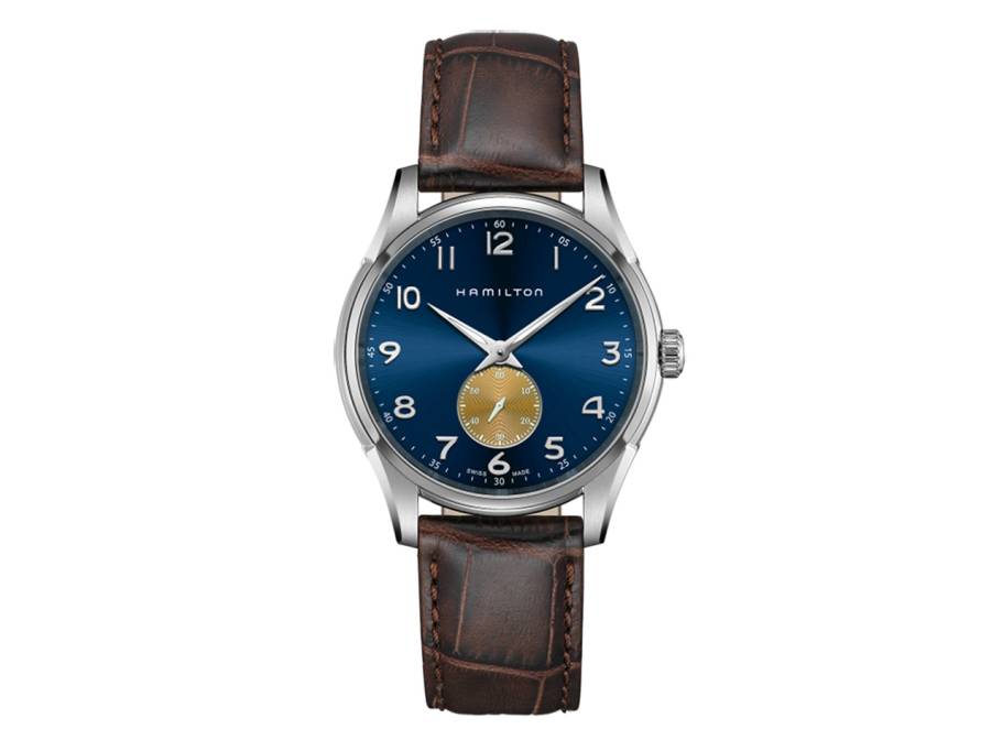 Hamilton Jazzmaster Auto Chrono Edelstahl blaues Zifferblatt 