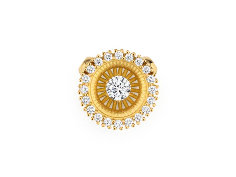 Wechselschließe Swing Boho Gelbgold mit Brillanten 1,40ct