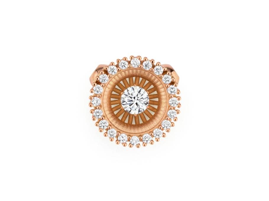 Wechselschließe Swing Boho Roségold mit Brillanten 1,40ct