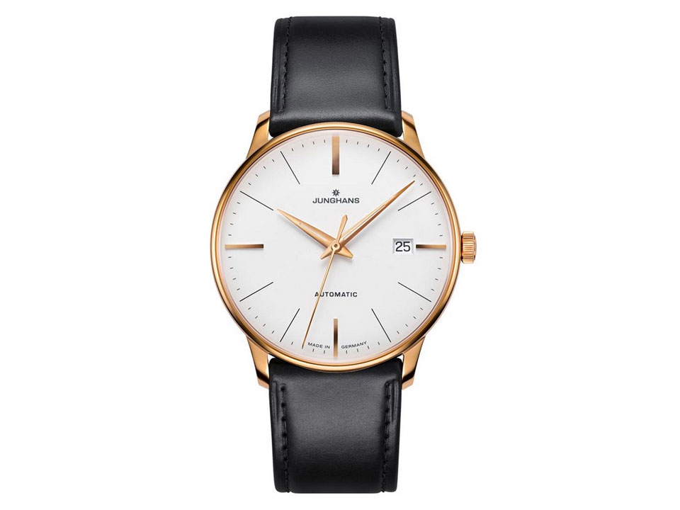 Junghans Meister Automatik Herrenuhr Classic Edelstahl PVD