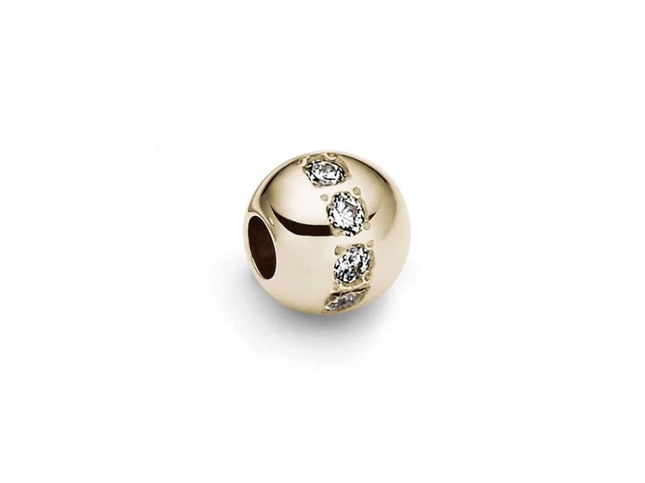 Colette C Aufsteck-Kugel   Ivory mit Besatz