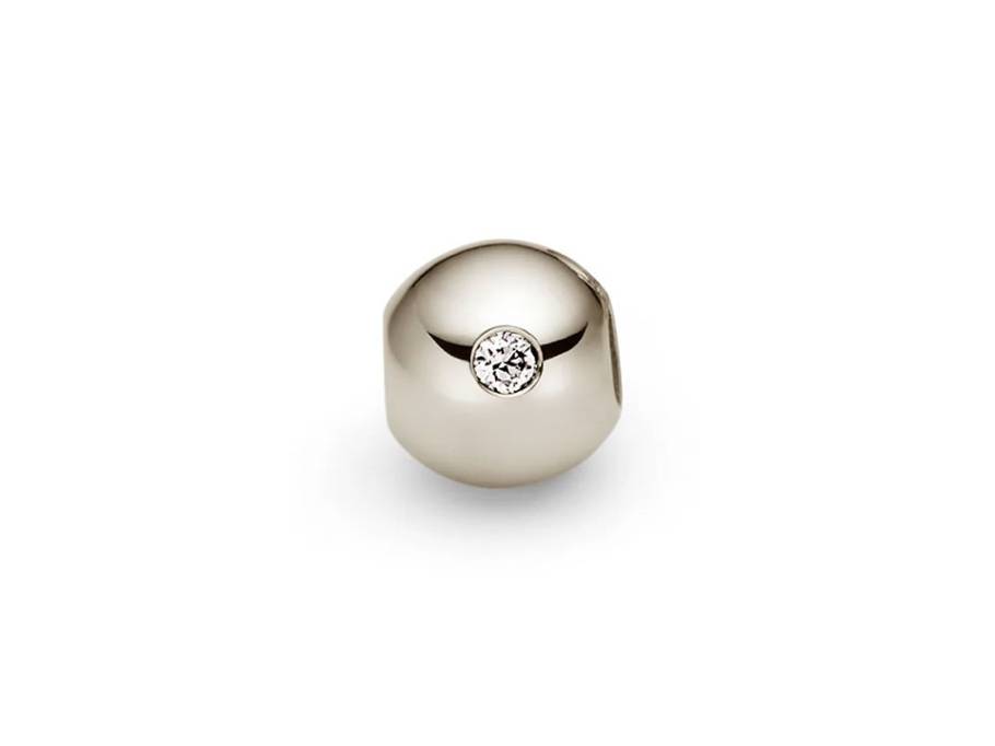 Colette C Aufsteck-Kugel  Sand Gray mit  Besatz