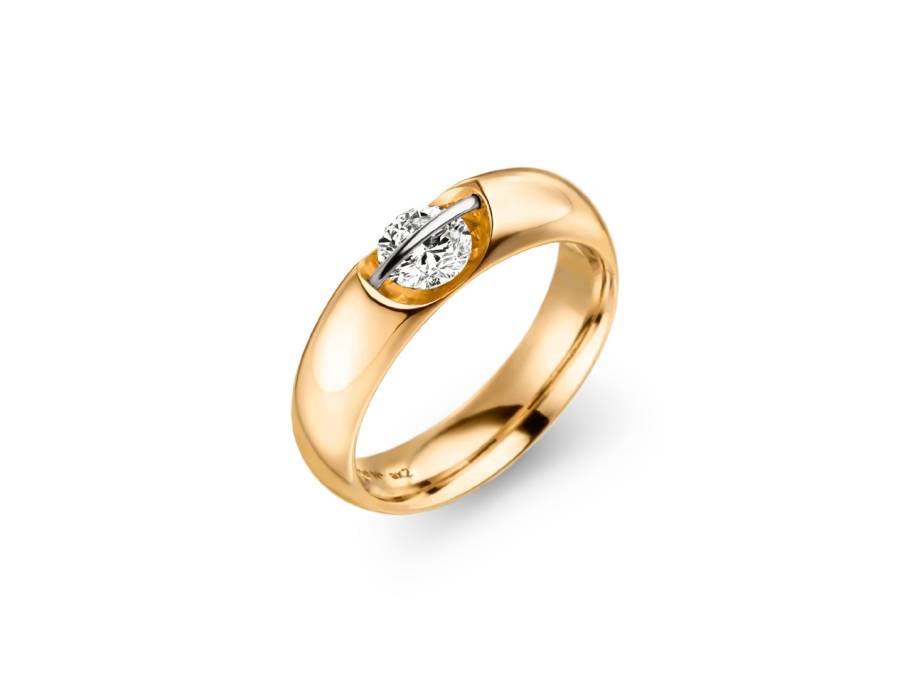 Liberte Arcana Damenring L1069  Gelbgold Brillant 0,50 