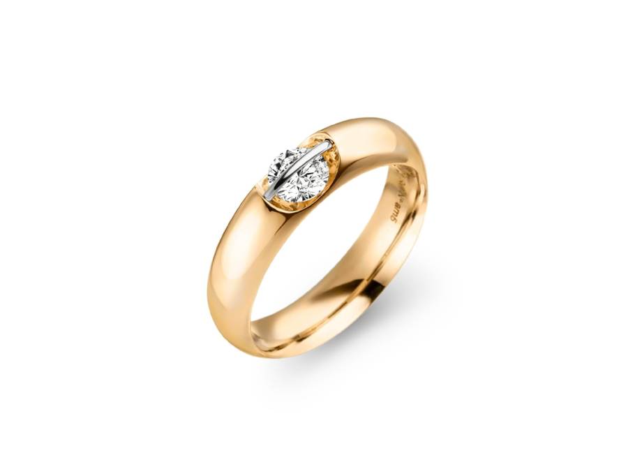 Liberte Arcana Damenring L1069   Gelbgold Brillant 0,30 