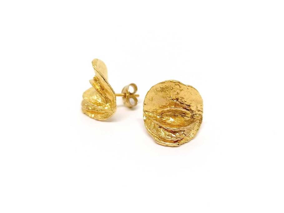 Ruska Ohrstecker Gelbgold