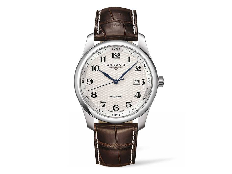Master Collection Automatik 40 mm silber arabisch Lederband
