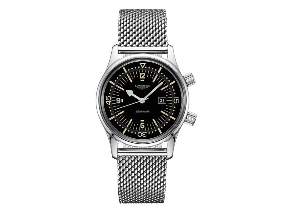 Heritage Legend Diver Automatik Edelstahl Metallband schwarz