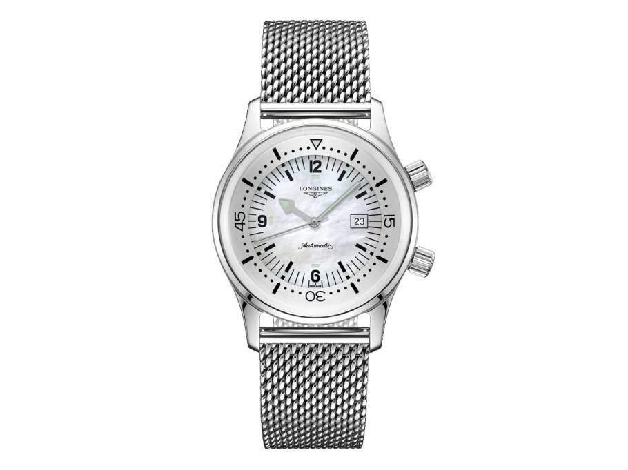 Heritage Legend Diver Automatik Edelstahl Metallband weiß