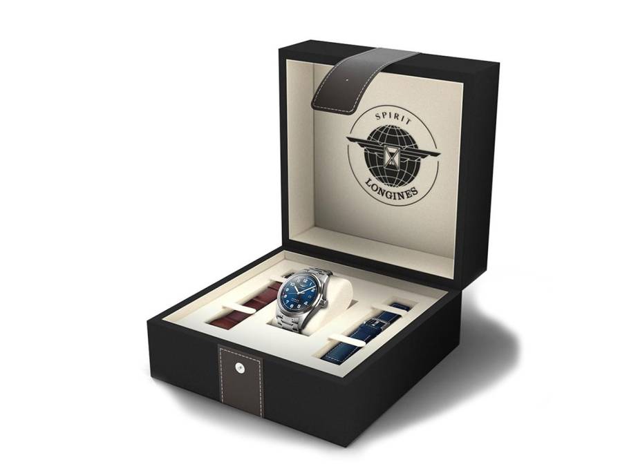 Spirit Automatik Prestige Edition Edelstahl 42 mm blaues Zifferblatt Edelstahlband 