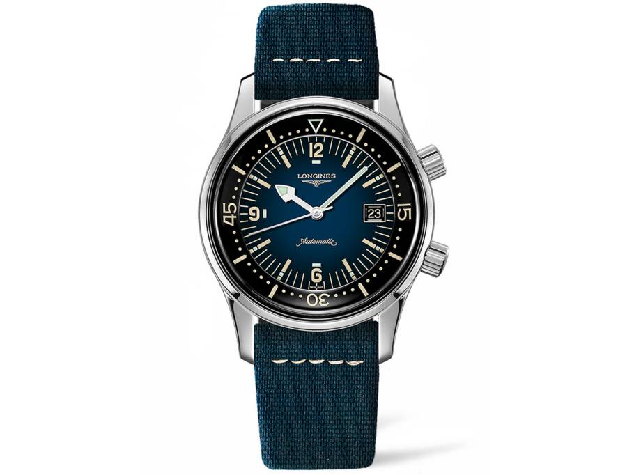   Heritage Legend Diver Automatik Lederband blau
