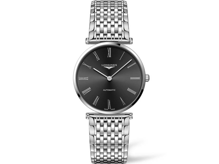 La Grande Classique Automatik schwarz römisch Metallband