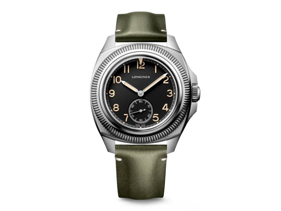  Pilot Majetek Automatik Edelstahl schwarz Lederband grün